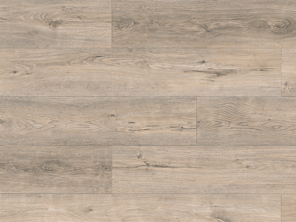 TAUPE ASH SPC - 4.4mm x 7” x 48” / 1mm IXPE pad attached